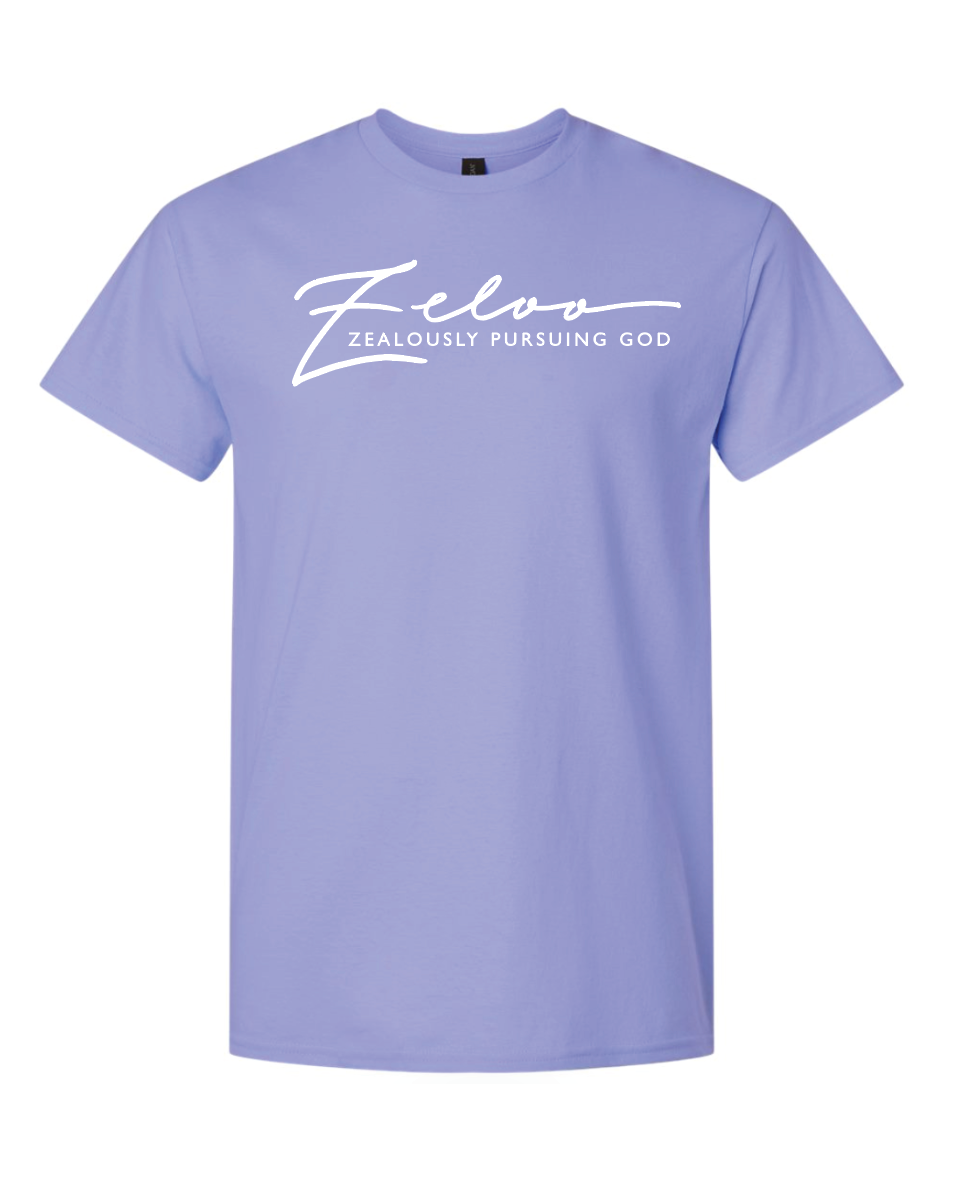 T-SHIRT: Zeloo - Zealously Pursuing God (VIOLET)
