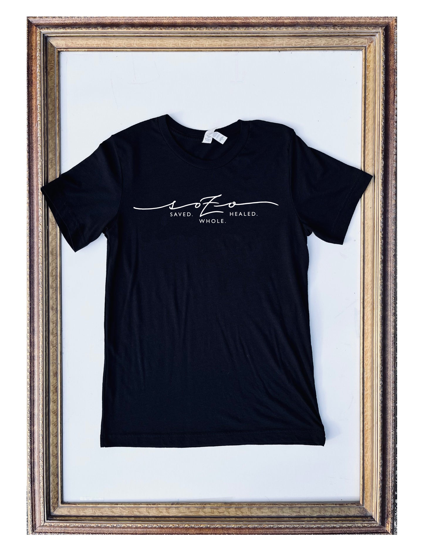 T-SHIRT: Sozo - Saved. Whole. Healed.