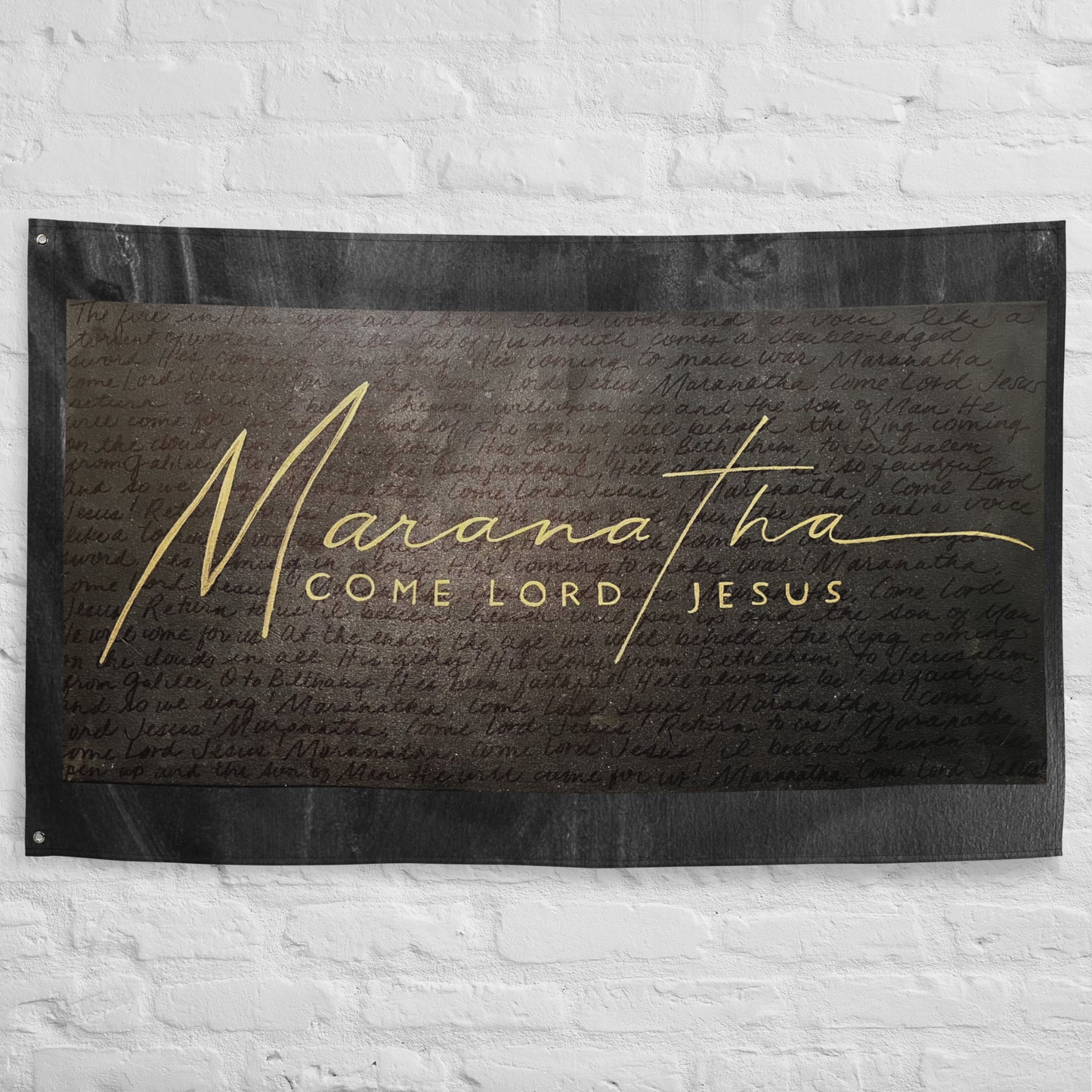 FLAG/BANNER: Maranatha - Come Lord Jesus (Painting)